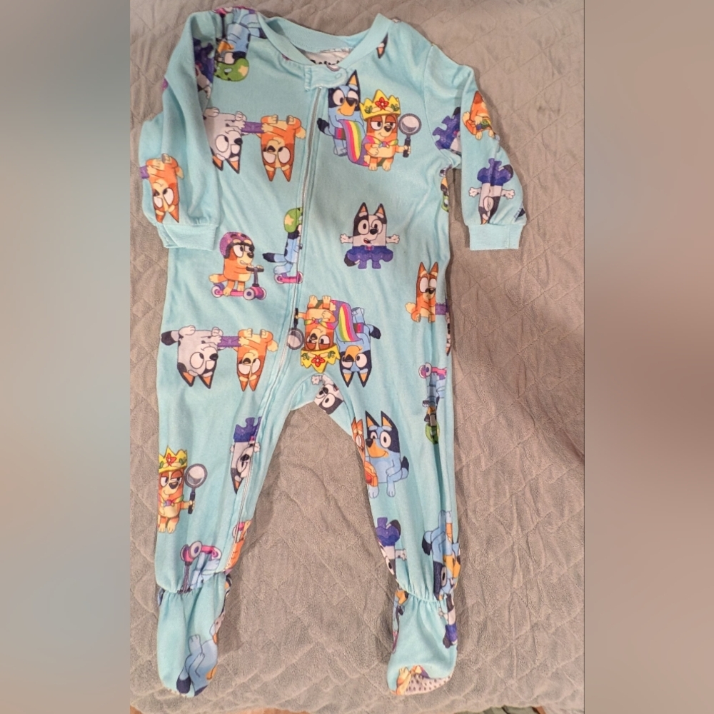 Bluey 18M Kids One Piece Pajama - Bluey